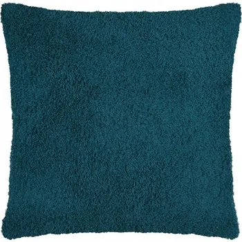 Povlak na dekorativní polštářek Dekorativní povlak na polštář MONTREAL 40x40 cm petrol kožíšek medvídek teddy