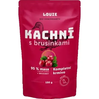 Krmivo pro psa Kapsička LOUIE Dog kachní s brusinkami 150g