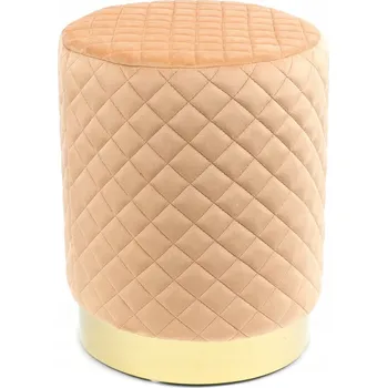 Taburet Zlatý čalouněný Taburet Artpol