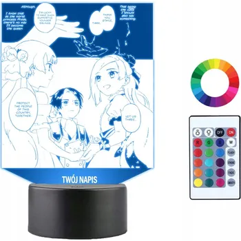 Lampička Plexido vícebarevná Noční lampa