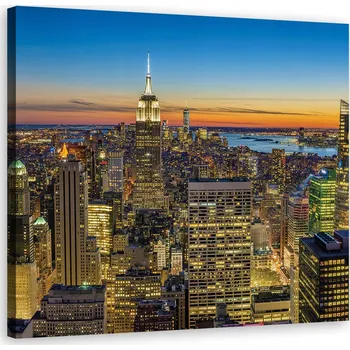 Obraz OBRAZ NA PLÁTNĚ Město z ptačí perspektivy 30x30