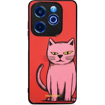 Pouzdro na mobilní telefon Lesklý kryt Mobiwear Glossy - Infinix Smart 8 - G054G Kocourek (Prémiové lesklé pouzdro, obal, kryt Mobiwear Glossy na mobil Infinix Smart 8 - G054G Kocourek, materiál Plast + TPU silikon - krytí po všech stranách, neošoupatelný potisk, tenké provedení,)