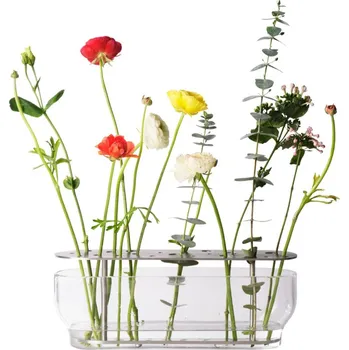 Váza Váza IKEBANA 33 cm, stříbrná, sklo, Fritz Hansen