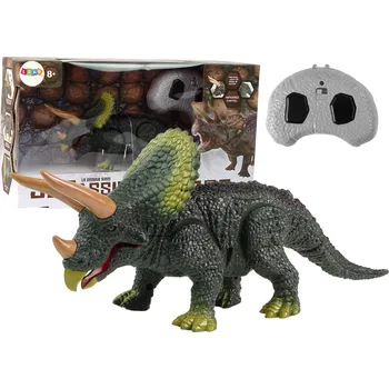 RC model ostatní LEAN Toys Dinosaurus Triceratops na dálkové ovládání zelený