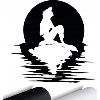 Samolepicí dekorace na vozidlo SAMOLEPKA na auto MOŘSKÁ PANNA SIRÉNA 15x15