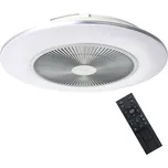 Brilagi - LED Stmívatelné svítidlo s ventilátorem AURA LED/38W/230V stříbrná +DO