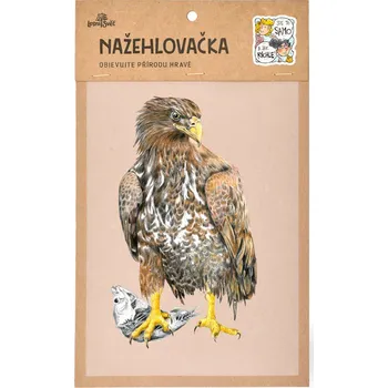 Textilní nažehlovací páska Lesní svět Nažehlovačka M 001 - Orel