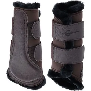 Koňské kamaše Kamaše s kožíškem Covalliero A/W 2024, hnědá velikost Pony