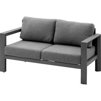DEOKORK Hliníková 2-místná lavice VANCOUVER (šedá)