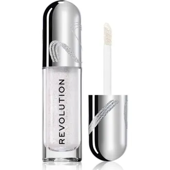 Oční stíny Makeup Revolution Metallic Muse Glitter Muse třpytivé tekuté oční stíny odstín Silver 3.5 ml