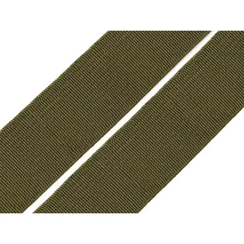 Pruženka tkaná šíře 20 mm, barva 7803 zelená lesní