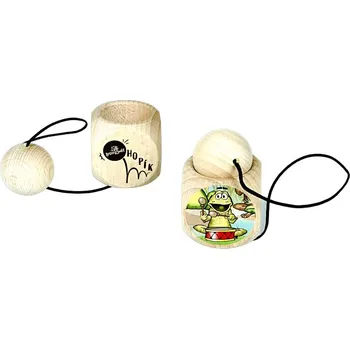 Dětský míč Lesní svět Dřevěný hopík - Žába buben