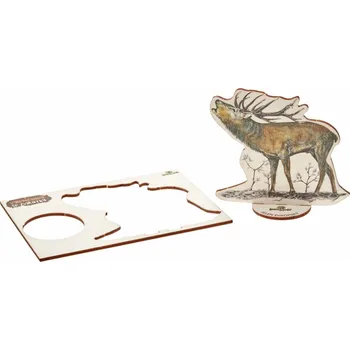 Dřevěná hračka Lesní svět Vylomeniny se zvířátky M jelen