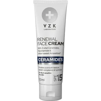 Pleťový krém VZK krém na obličej s ceramidy a SPF15, 50 ml