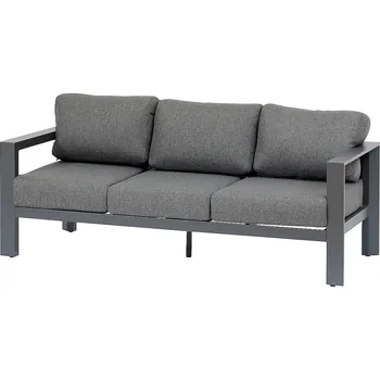 DEOKORK Hliníková 3-místná lavice VANCOUVER (šedá)