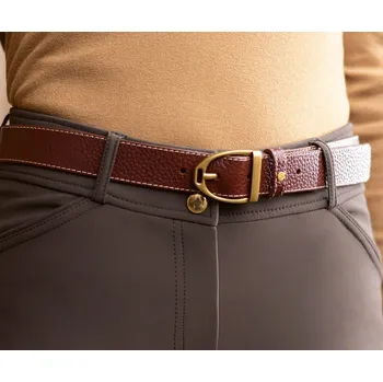 Opasek Kožený pásek-Marrakesh- cognac 75 cm