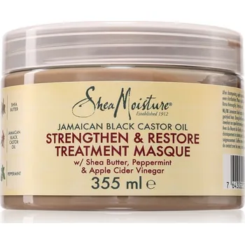 Vlasová regenerace Shea Moisture Jamaican Black Castor Oil Strengthen & Restore posilující maska na vlasy 355 ml