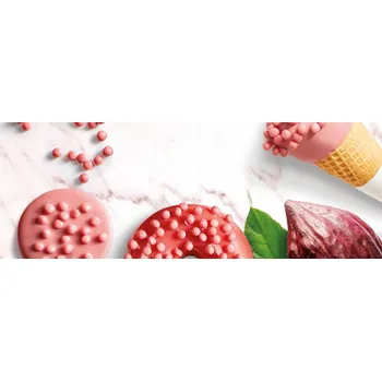 Čokoláda BARRY CALLEBAUT BELGIUM N.V. Mona Lisa Crispearls Ruby 800 g