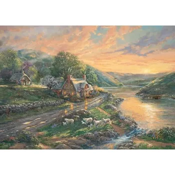 Schmidt Puzzle Svítání v Emerald Valley…