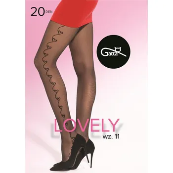 Dámské punčochy Gatta punčochové kalhoty Lovely 11 20DEN - černá, L