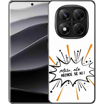 Pouzdro na mobilní telefon Gelový kryt mmCase na Xiaomi Redmi Note 14 Pro 5G/Poco X7 5G - vtipný text 11 bílé pozadí