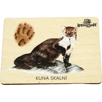 magnetka pro dítě Lesní svět Magnet velký - Kuna