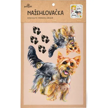 Textilní nažehlovací páska Lesní svět Nažehlovačka M 039 - Jorkšír