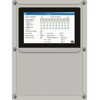 Tepelné čerpadlo Modbus IP pro komunikaci BMS - řízení kaskády až 10 jednotek (každá jednotka musí být osazena PAW-AW-MBS-H) PAW-A2W-CMH-2
