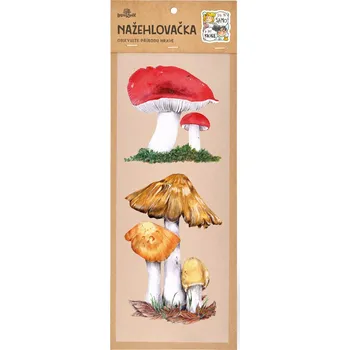 Textilní nažehlovací páska Lesní svět Nažehlovačka S 011 - Houby