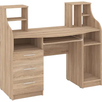 Psací stůl Max-i PC | Psací stůl RIKARD s nástavcem Zvolte barvu:: dub sonoma