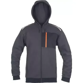 Pánská mikina EMERTON STR mikina šedá/oranžová - v. XXXL