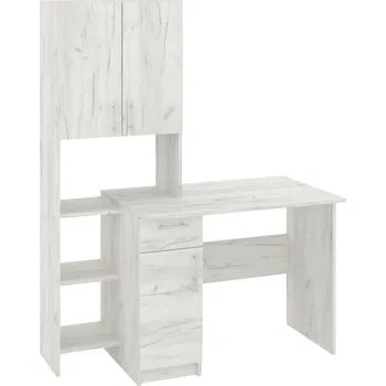 Psací stůl Max-i Psací stůl OKEY s regálem Zvolte barvu:: dub kraft - bílý