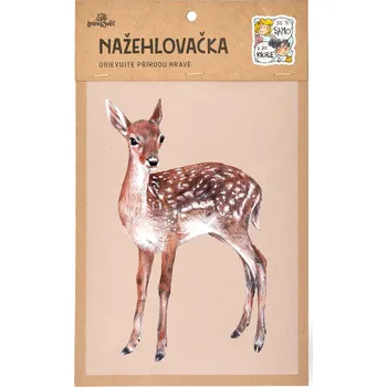 Textilní nažehlovací páska Lesní svět Nažehlovačka M 023 - Danče