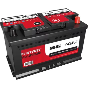 Autobaterie MHPower CBA80-12 autobaterie AGM 12V 80Ah 820A Start-Stop (MHPower CBA80-12 autobaterie AGM 12V 80Ah 820A Start-Stop)