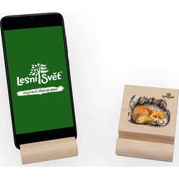 Lesní svět Stojánek na mobil M - Liška