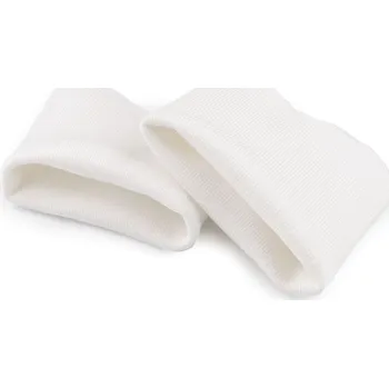 Elastické bavlněné náplety na rukávy šíře 14 cm, barva 1 krémová nejsvět.