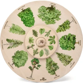 interaktivní kniha Lesní svět Otočné kolo - Listy