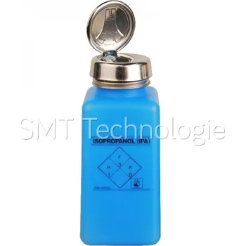 ESD ESD dávkovací lahvička One-Touch durAstatic®, modrá, nápis "IPA" - 100104590