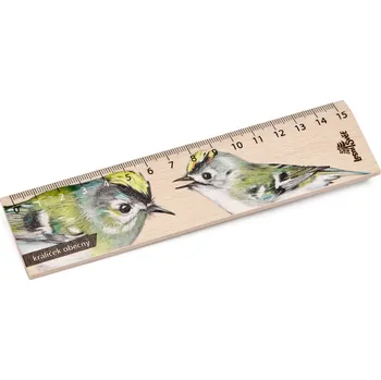 pravítka Lesní svět Dřevěné pravítko 15 cm - Králíček