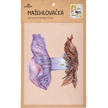 Textilní nažehlovací páska Lesní svět Nažehlovačka M 007 - Čirůvka