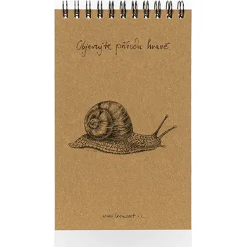 Blok Lesní svět Eko blok z recy papíru S - Hlemýžď