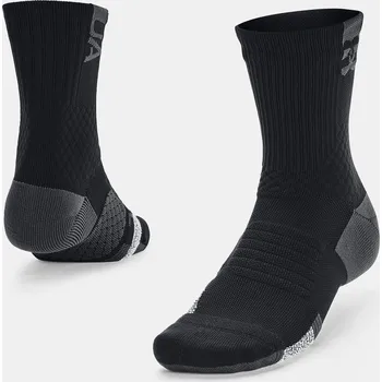 Unisexové ponožky Under Armour UA AD Playmaker Mid 1376229-001 Černá LG