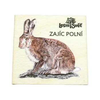 magnetka pro dítě Lesní svět Magnet malý - Zajíc