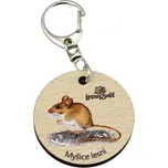 Lesní svět Přívěsek na klíče kulatý - Myšice