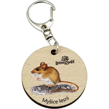 Přívěsek Lesní svět Přívěsek na klíče kulatý - Myšice