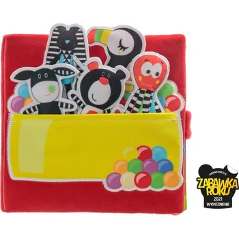 MOM'S CARE Hencz Toys měkká senzorická knížka Let balónem