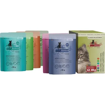 Krmivo pro kočku catz finefood multipack č. 15–25, 12 x 85 g