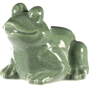 Vánoce Autronic Žába keramická - zahradní dekorace, malá, zelená - KEX6013 GRN-S