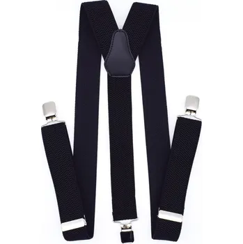 Pánské černé šle TOPGAL - Odolné a stylové, černá Univerzální i170_SZEL-4-CZA