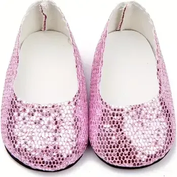 Doplněk pro panenku Růžové botičky pro panenku o velikosti 43cm